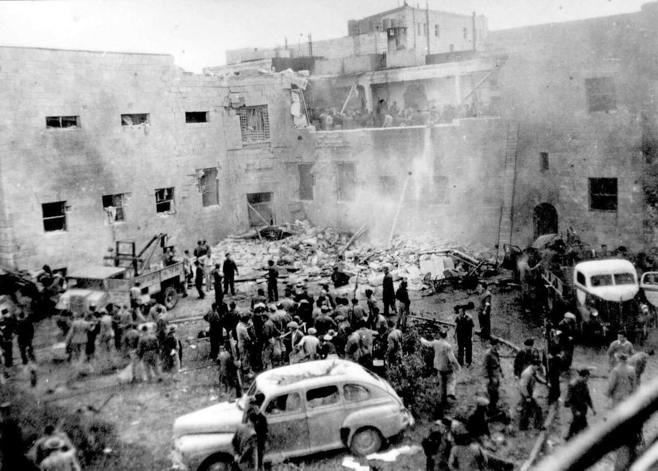 Ataque ao prédio das Instituições Nacionais, 1948