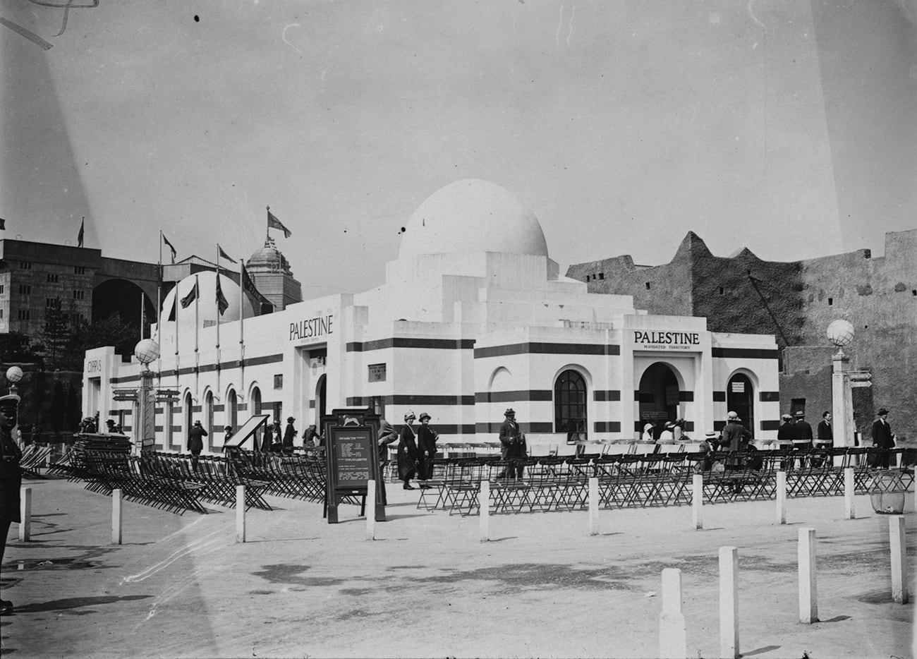 The Eretz Israel Pavilion at the British Empire Exhibition, 1924