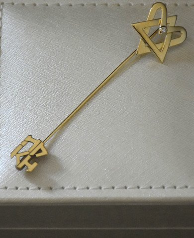 Retiring President Brooch